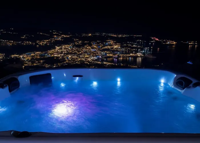 Seaview Giovanna - Premium Location&jacuzzi Psarou (Mykonos)