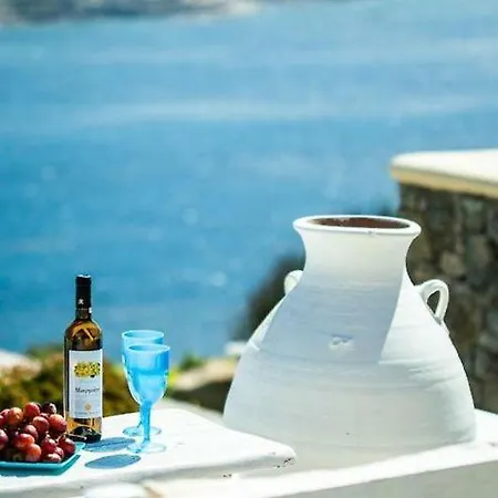 Holiday home Mykonos Coastal Retreat - Giovanna's Beachfront Escape With Jacuzzi *